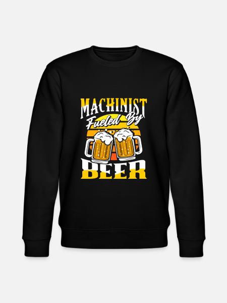 Machinist beer lover - Stanley/Stella CHANGER Unisex Organic Sweatshirt - black