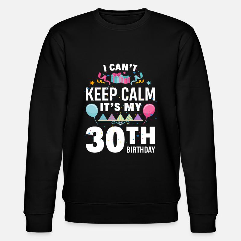30e anniversaire - Sweat bio CHANGER Stanley/Stella Unisexe - noir