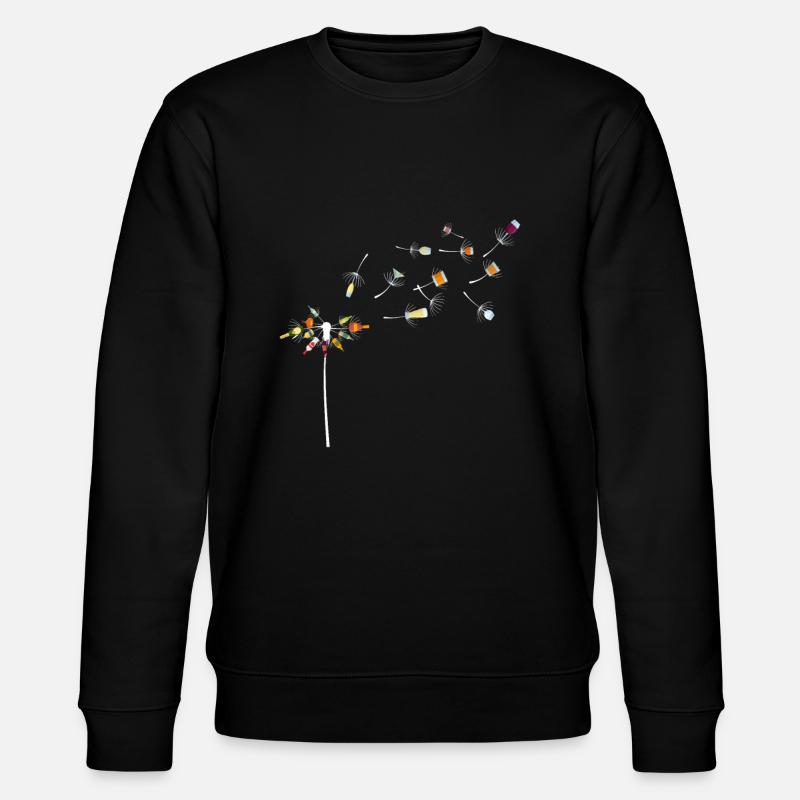 Wein Pusteblume - Stanley/Stella Unisex Bio-Sweatshirt CHANGER - Schwarz