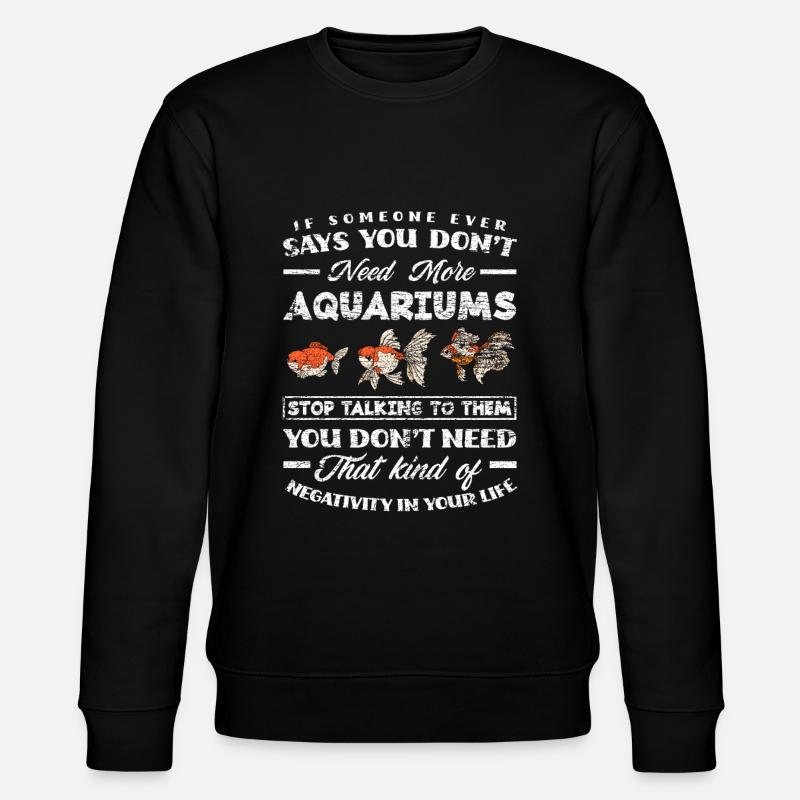 Aquarium - Sweat bio CHANGER Stanley/Stella Unisexe - noir