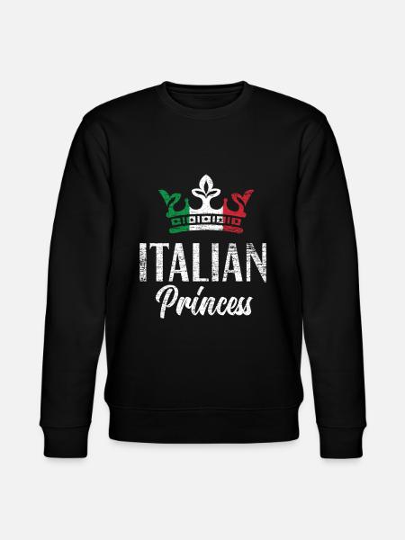 Italy Italian princess - Stanley/Stella CHANGER Unisex Organic Sweatshirt - black