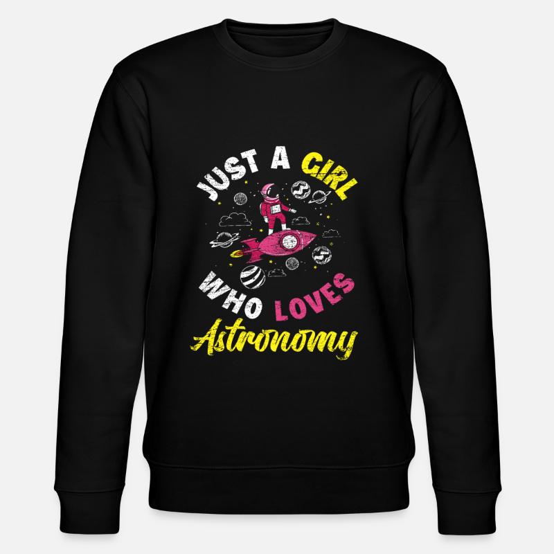 Fille d'astronomie - Sweat bio CHANGER Stanley/Stella Unisexe - noir