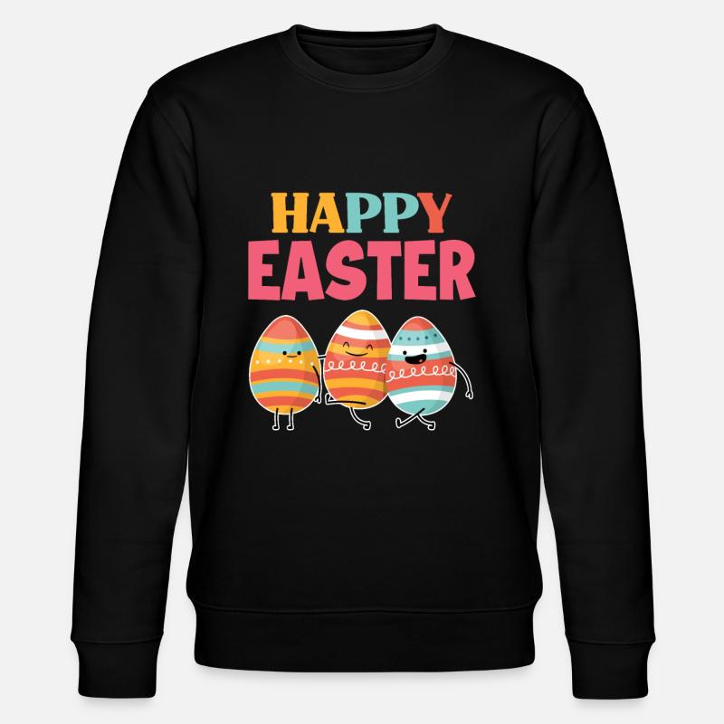 Easter Holy Easter - Stanley/Stella CHANGER Unisex Organic Sweatshirt - black
