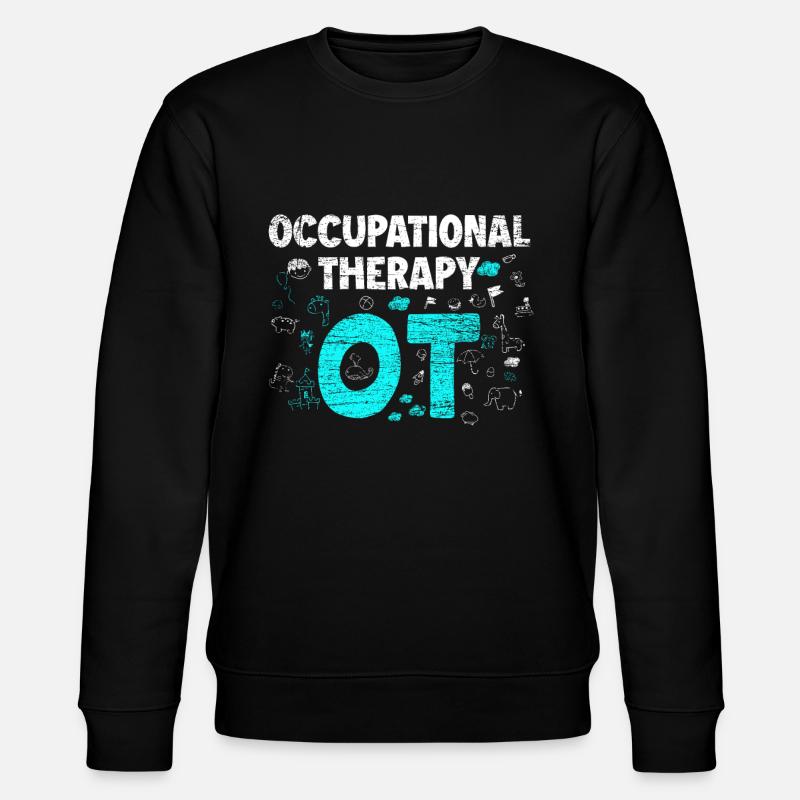 Ergotherapeut Ergotherapie - Stanley/Stella Unisex Bio-Sweatshirt CHANGER  - Schwarz