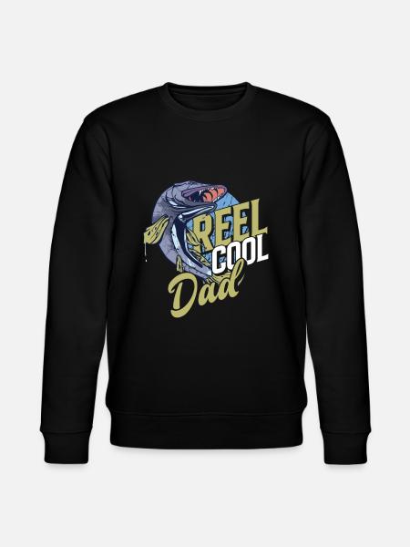 Dad Fishing Hobby Fishing - Stanley/Stella CHANGER Unisex Organic Sweatshirt - black