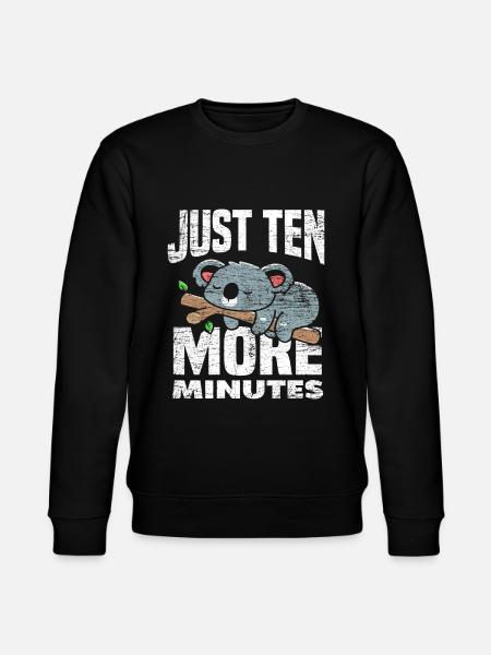 Koala sommeil - Sweat bio CHANGER Stanley/Stella Unisexe - noir
