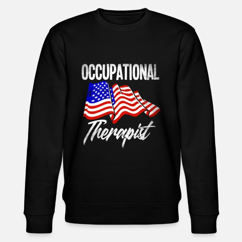Ergothérapeute America Patriot - Sweat bio CHANGER Stanley/Stella Unisexe - noir