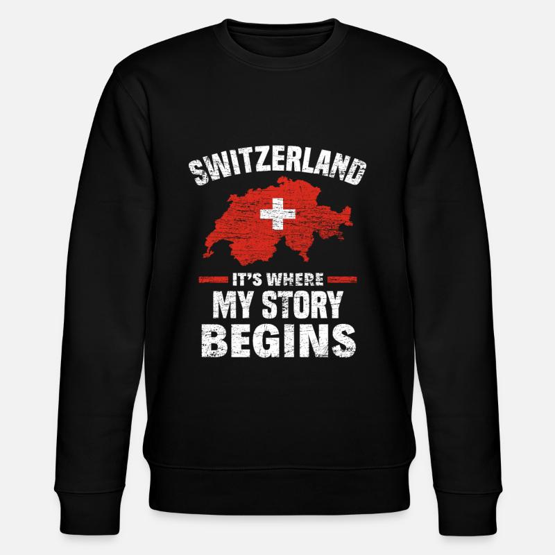 Suisse - Sweat bio CHANGER Stanley/Stella Unisexe - noir