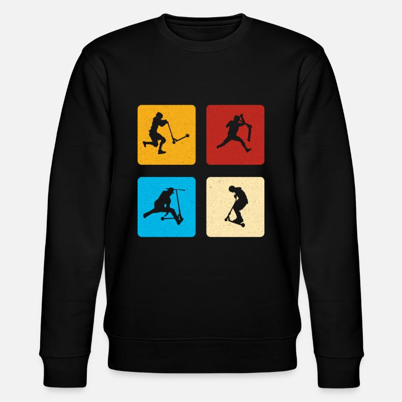 Scooter de cascade - Sweat bio CHANGER Stanley/Stella Unisexe - noir