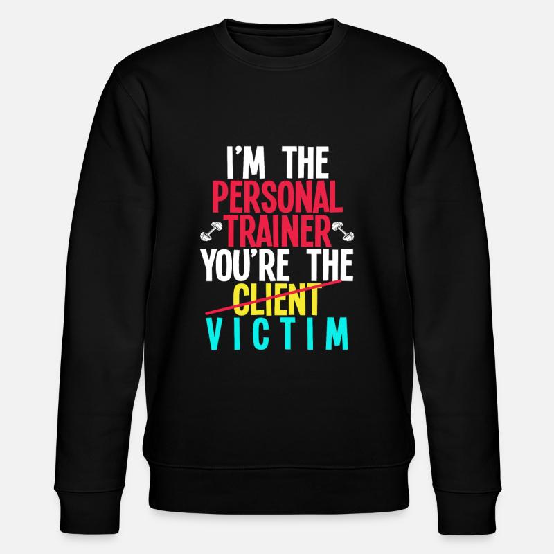 Personal Trainer - Stanley/Stella Unisex Bio-Sweatshirt CHANGER  - Schwarz