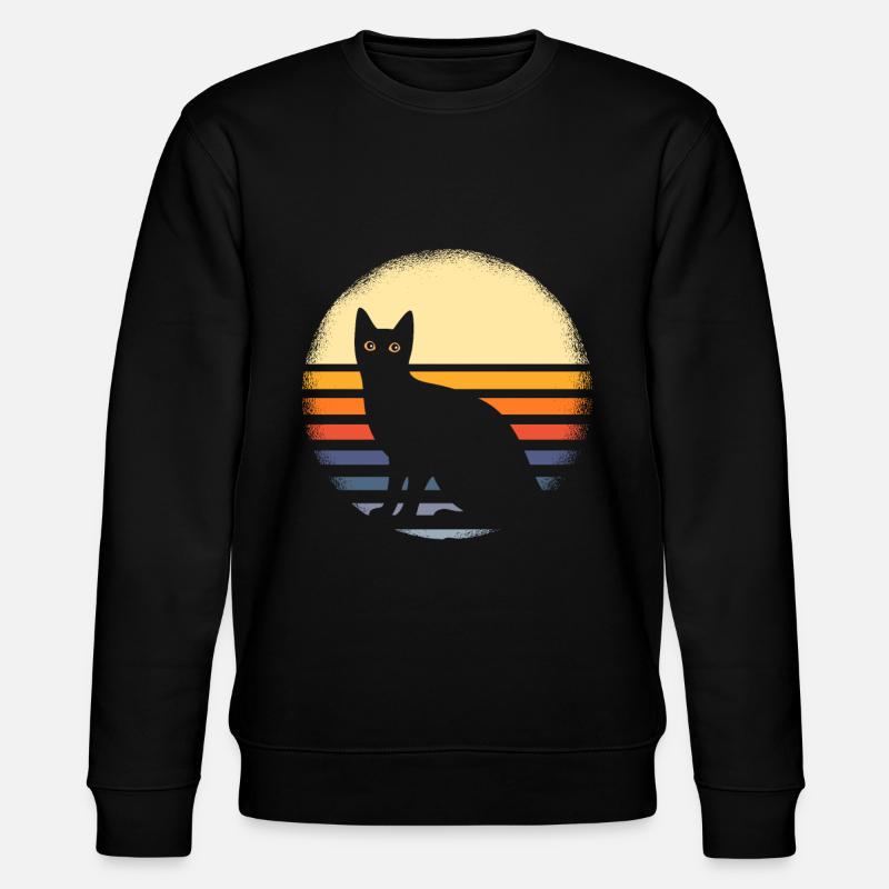 Chat - Sweat bio CHANGER Stanley/Stella Unisexe - noir