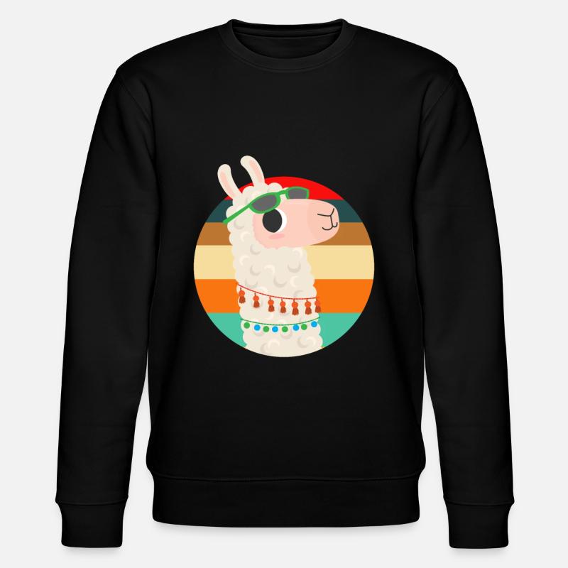 Lama Alpaca - Stanley/Stella CHANGER Unisex Organic Sweatshirt - black