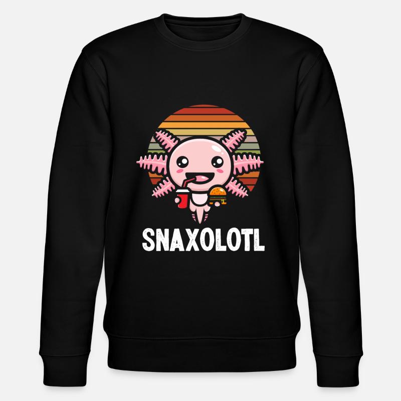 Axolotl - Stanley/Stella Unisex Bio-Sweatshirt CHANGER  - Schwarz