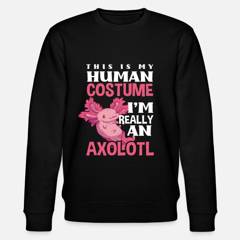 Axolotl Costume - Sweat bio CHANGER Stanley/Stella Unisexe - noir