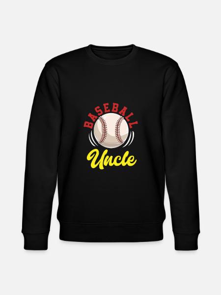 Baseball Onkel - Stanley/Stella Unisex Bio-Sweatshirt CHANGER  - Schwarz