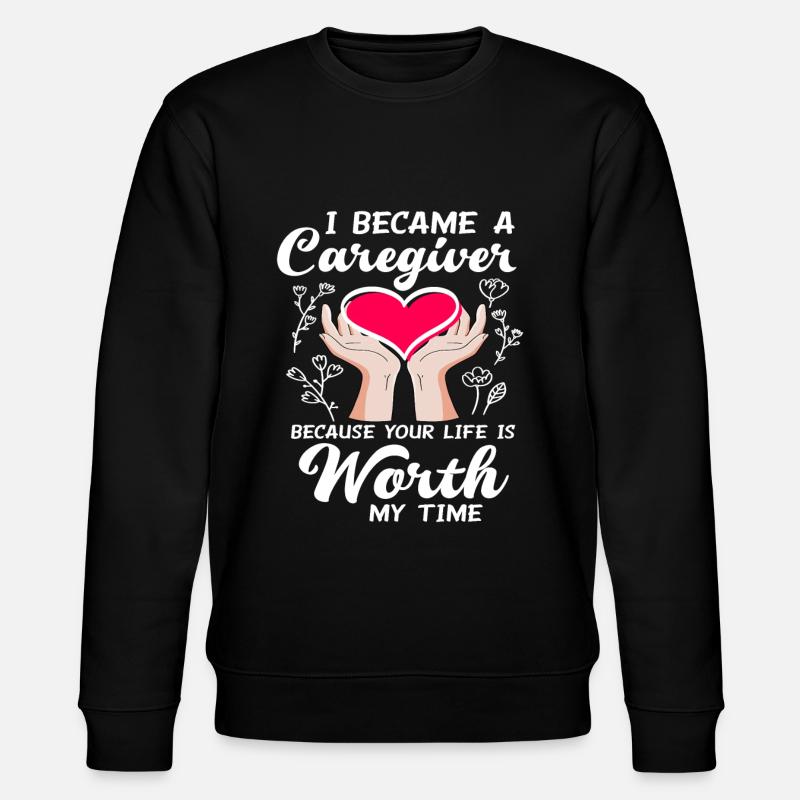 Soins aux aidants Cardiaques - Sweat bio CHANGER Stanley/Stella Unisexe - noir
