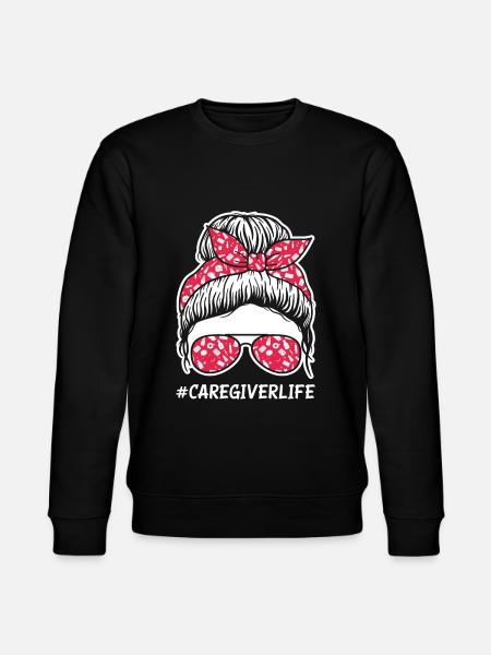 Caregiver Life - Stanley/Stella CHANGER Unisex Organic Sweatshirt - black