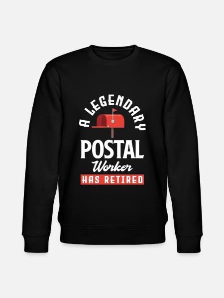 Postbeamte Rente Rentner - Stanley/Stella Unisex Bio-Sweatshirt CHANGER  - Schwarz
