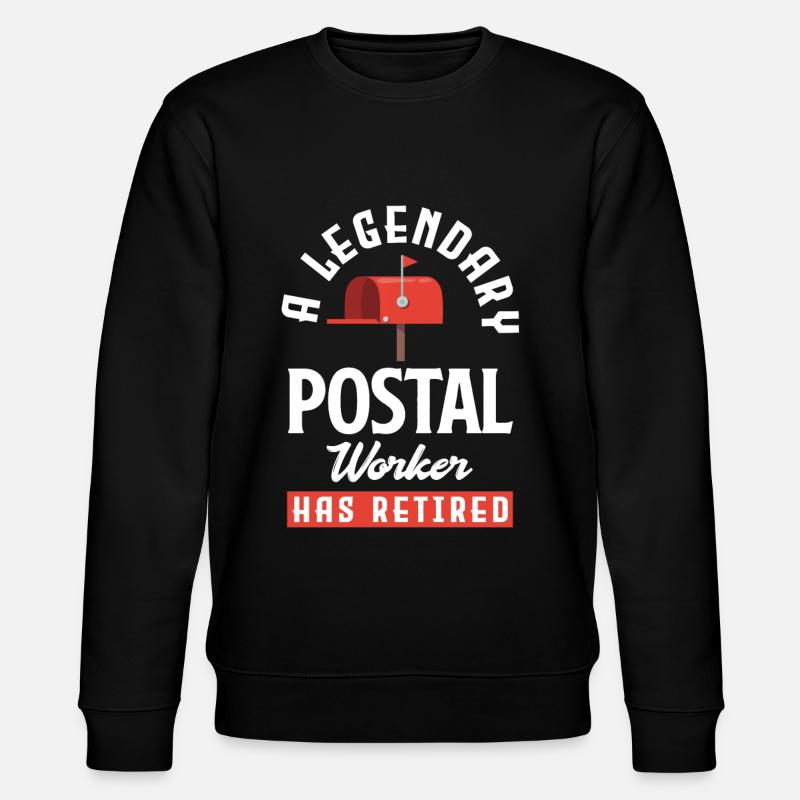 Fonctionnaires postaux Pensionné - Sweat bio CHANGER Stanley/Stella Unisexe - noir