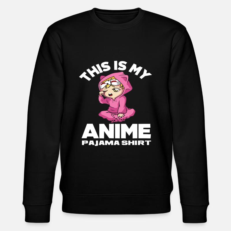 Anime Pyjama Chemise - Sweat bio CHANGER Stanley/Stella Unisexe - noir