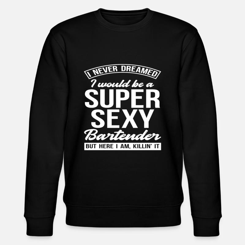 Barman - Sweat bio CHANGER Stanley/Stella Unisexe - noir