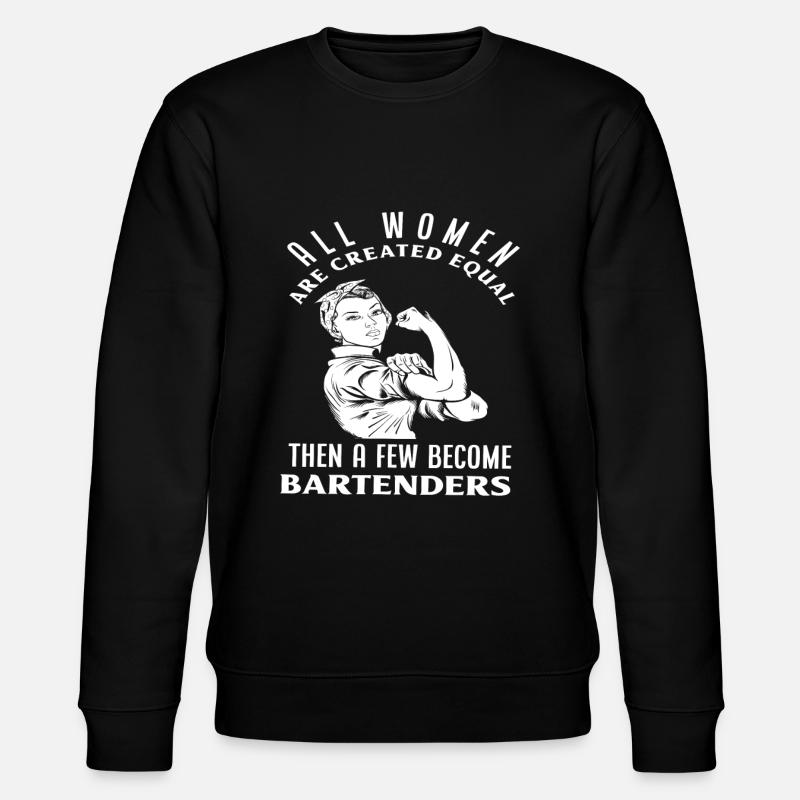 Beste Frauen Barkeeper - Stanley/Stella Unisex Bio-Sweatshirt CHANGER  - Schwarz