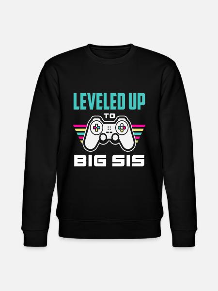 Gamer Video Games Sister - Stanley/Stella CHANGER Unisex Organic Sweatshirt - black