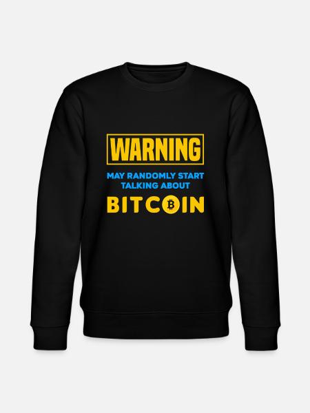 Bitcoin Trader Cryptos Gift - Stanley/Stella CHANGER Unisex Organic Sweatshirt - black