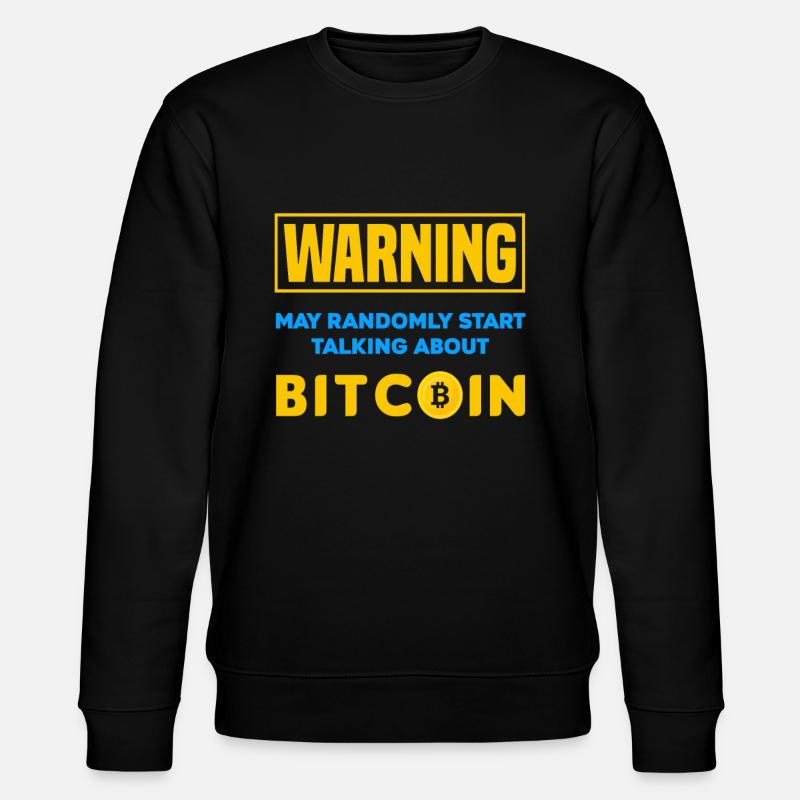 Bitcoin Trader Cryptos Cadeau - Sweat bio CHANGER Stanley/Stella Unisexe - noir