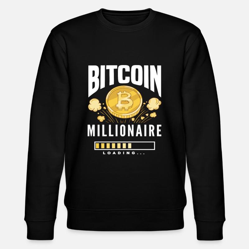Bitcoin Millionaire Cadeau - Sweat bio CHANGER Stanley/Stella Unisexe - noir