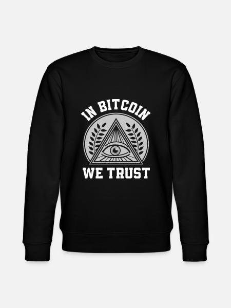 Bitcoin Cryptocurrency Gift CryptoTrader - Stanley/Stella CHANGER Unisex Organic Sweatshirt - black