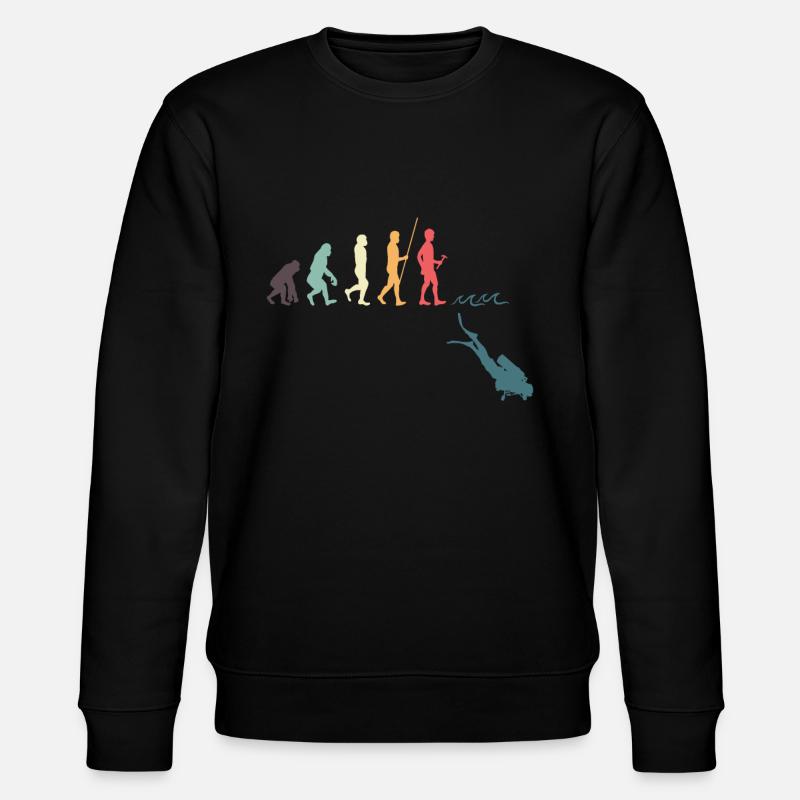 Évolution de la plongée - Sweat bio CHANGER Stanley/Stella Unisexe - noir