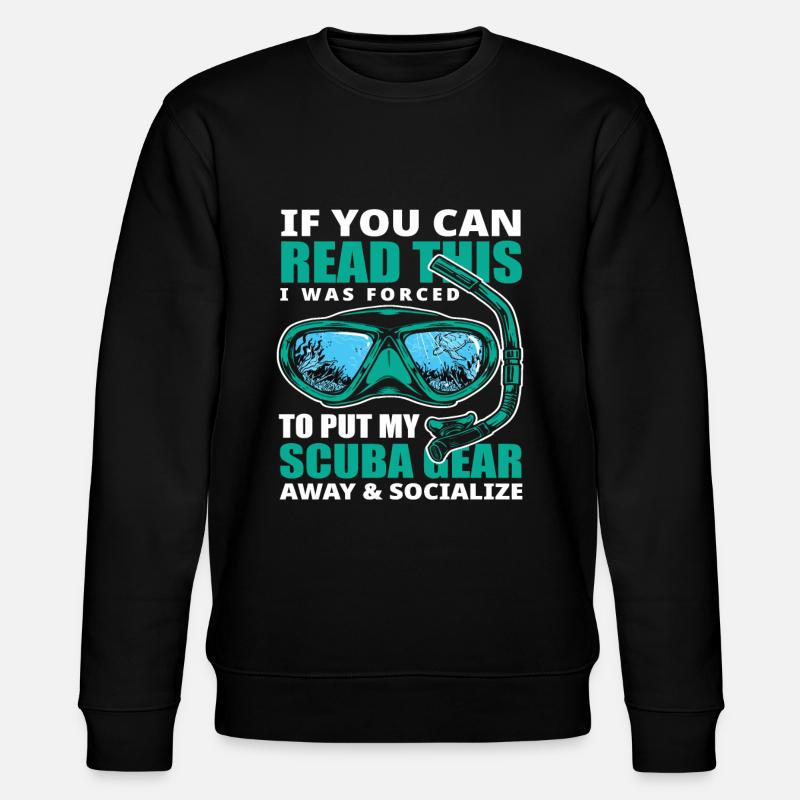 Diver - Stanley/Stella CHANGER Unisex Organic Sweatshirt - black