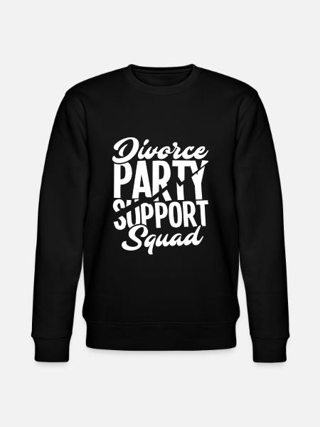 Divorce Party - Stanley/Stella CHANGER Unisex Organic Sweatshirt - black