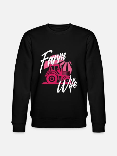 Farmer Farmer Farmer Wife - Stanley/Stella CHANGER Unisex Organic Sweatshirt - black