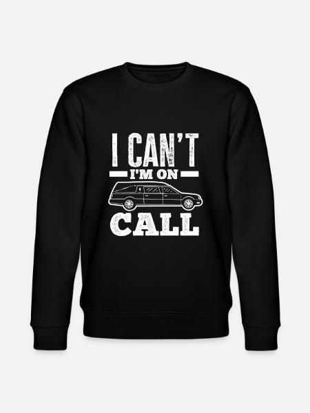 Undertaker Work Saying Gift - Stanley/Stella CHANGER Unisex Organic Sweatshirt - black