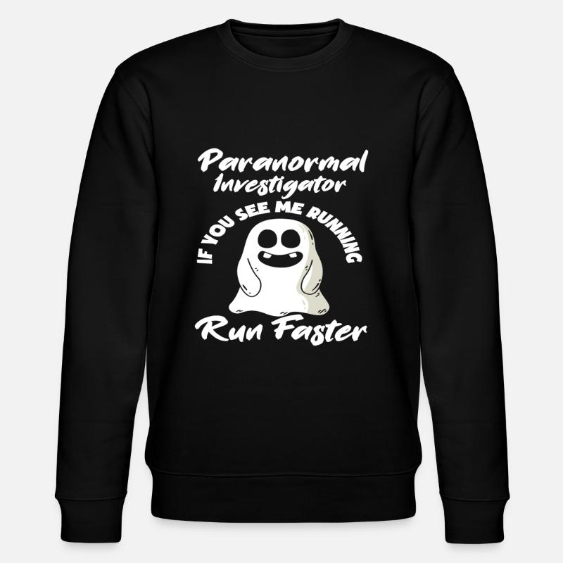 Ghost Hunter Ghost Hunt Ghosts - Stanley/Stella CHANGER Unisex Organic Sweatshirt - black