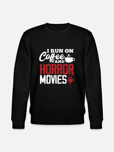 Horror Movies Coffee - Stanley/Stella CHANGER Unisex Organic Sweatshirt - black