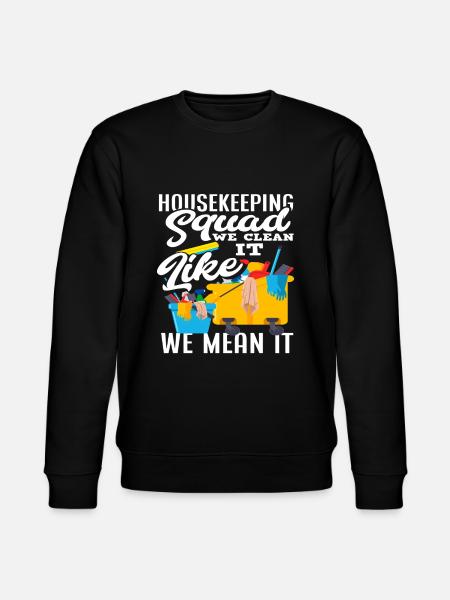 Housekeeper Troupe - Stanley/Stella CHANGER Unisex Organic Sweatshirt - black