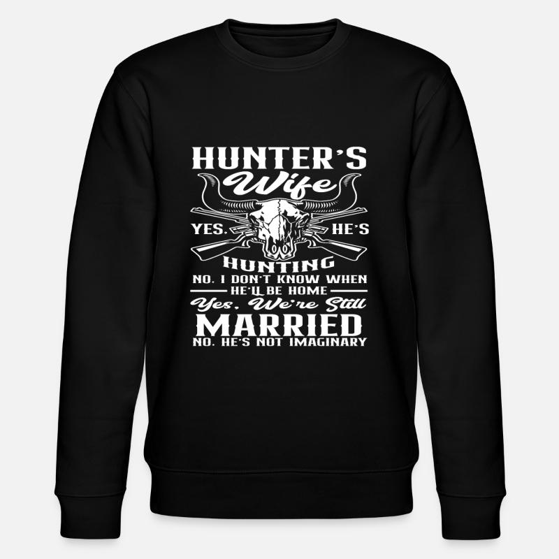 Jäger Ehefrau - Stanley/Stella Unisex Bio-Sweatshirt CHANGER  - Schwarz