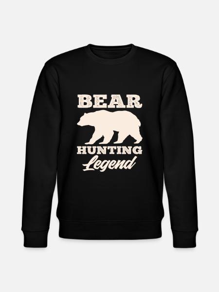 Bear Hunter Legend - Stanley/Stella CHANGER Unisex Organic Sweatshirt - black