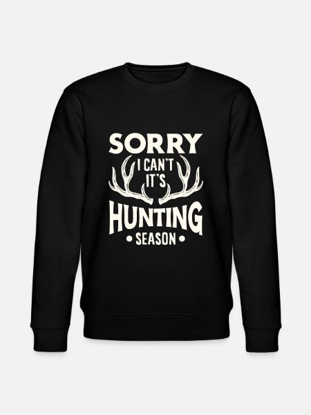 Jagen Jäger Jagdsaison Geschenk - Stanley/Stella Unisex Bio-Sweatshirt CHANGER - Schwarz