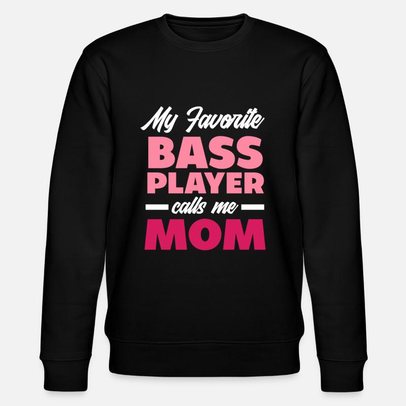 Guitar Mama Bass Player - Stanley/Stella CHANGER Unisex Organic Sweatshirt - black