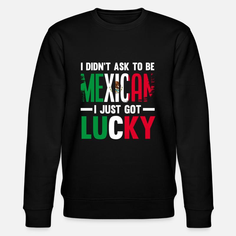 Mexico Mexican Origin - Stanley/Stella CHANGER Unisex Organic Sweatshirt - black
