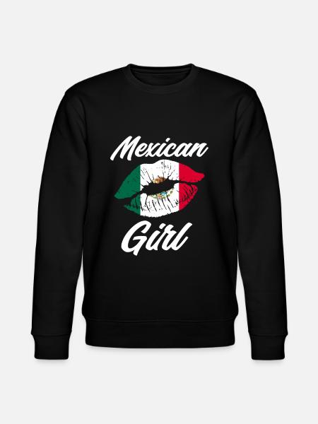 Mexiko Mexikanerin Mädchen - Stanley/Stella Unisex Bio-Sweatshirt CHANGER  - Schwarz