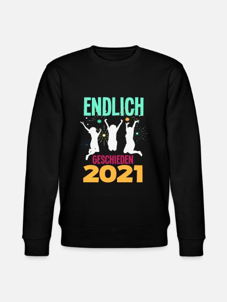 Endlich Geschieden 2021 Scheidungsparty - Stanley/Stella Unisex Bio-Sweatshirt CHANGER - Schwarz
