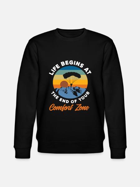 Skydiving - Stanley/Stella CHANGER Unisex Organic Sweatshirt - black