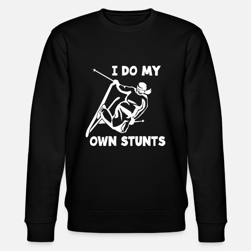 Skiing Ski - Stanley/Stella CHANGER Unisex Organic Sweatshirt - black