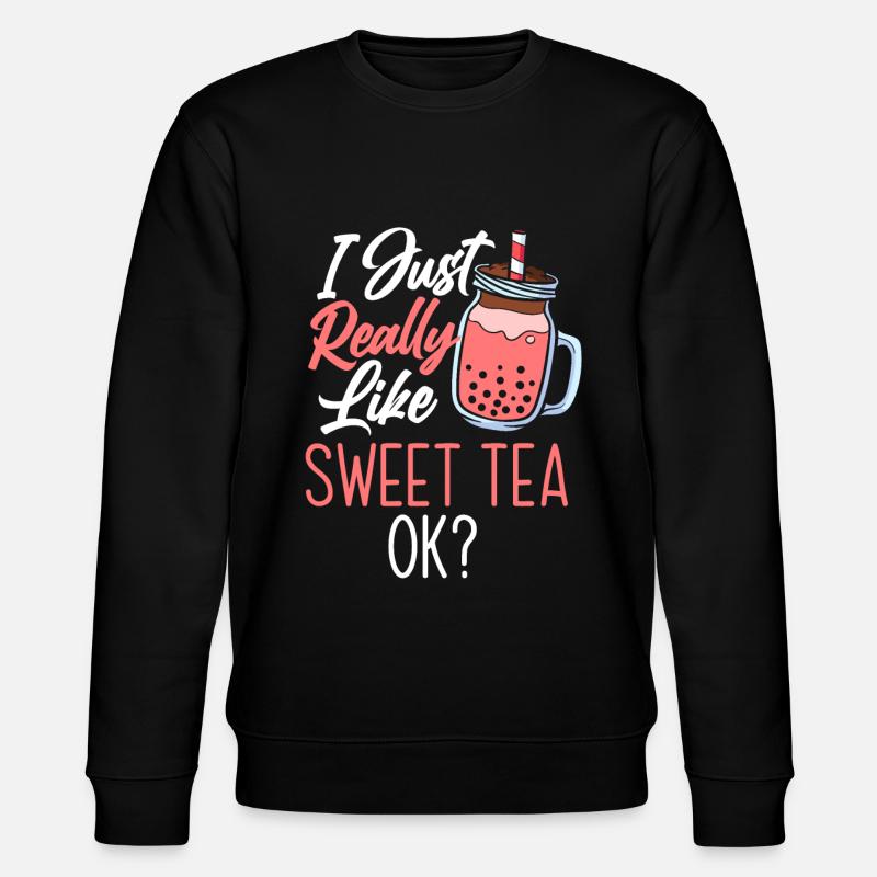 Sweet Tea Drinker Lover Cadeau - Sweat bio CHANGER Stanley/Stella Unisexe - noir