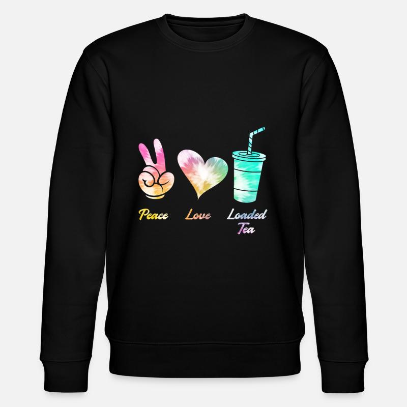 Thé Peace Love - Sweat bio CHANGER Stanley/Stella Unisexe - noir